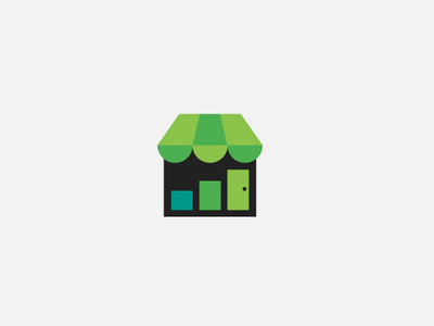 Shopping Optimize abstract flat design fun icon playful retail shopping app vector