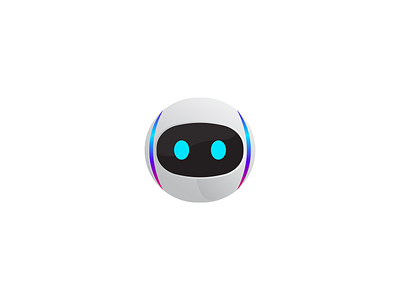 Bot icon fun icon logo mascot modern playful robot vector