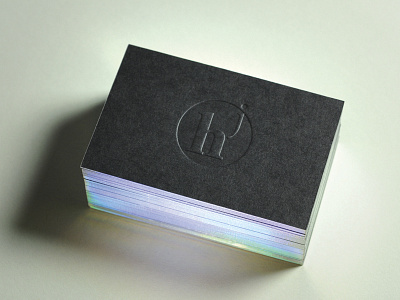 Julien Hauchecorne Business card brand identity branding business card corporate identity foil blocking hot foil stamping logo print stationery visual identity