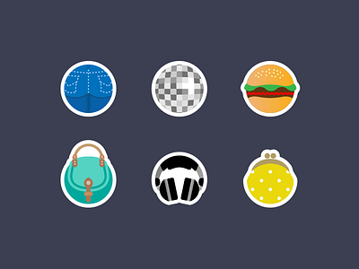 Cute round icons