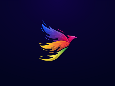 COLORFULL ABSTRACT FALCON