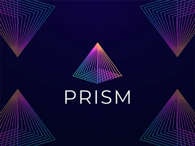 PRISM abstract logo app behance colorful logo dribble geometric icon logoart logoawesome logobrand logodesigner logoroom logos logoshift prism