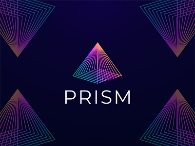 PRISM abstract logo app behance colorful logo dribble geometric icon logoart logoawesome logobrand logodesigner logoroom logos logoshift prism