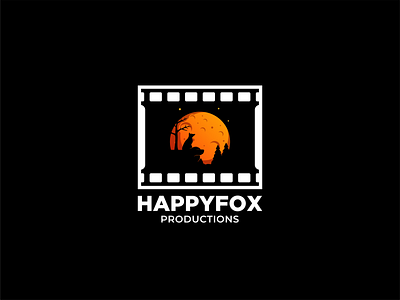 HAPPY FOX PRODUCTION behance brand indentity dribbble film flatdesign fox fox logo logo art logoawesome logoroom logos logoshift