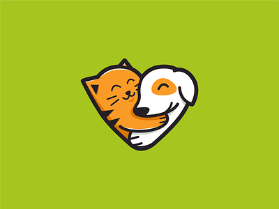 PET LOVE animal logo behance brand identity cute animals cute logo designer dribble icon logoart logoawesome logoroom logos petlover