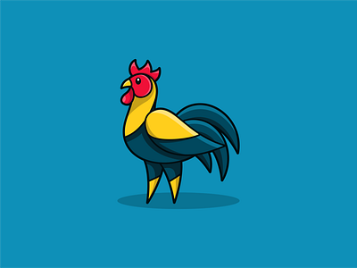 ROOSTER abstract logo awesome logo chef cute logo dribble flat design icon logo logo passion logodesign logoroom logoshift modern rooster