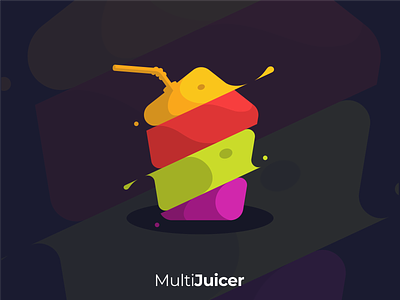 MULTI JUICER behance design dribble flatldesign food fruit fruitlogo icon juice juicelogo juicerlogo logo logoawesome logodesigner logoroom logos logoshift