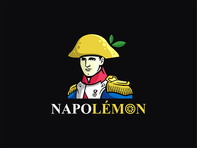 "Napolemon" app behance design dribble foodlogo icecream icecreamlogo icelogo icon lemon logo logoart logoroom logos logoshift mascot napolemon napoleon people