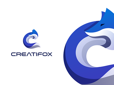 CREATIFOX behance design dribble fox gradient gradientlogo icon illustration logo logofox logoroom logos logoshift ui