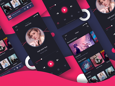 Hi Music app design music ui