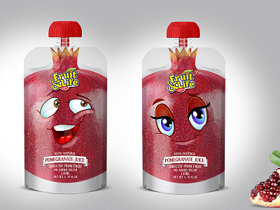 Frui&life 1 pomegranate juice branding graphic design labeldesign packaging design