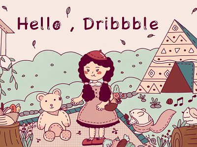hi,dribbble 插图