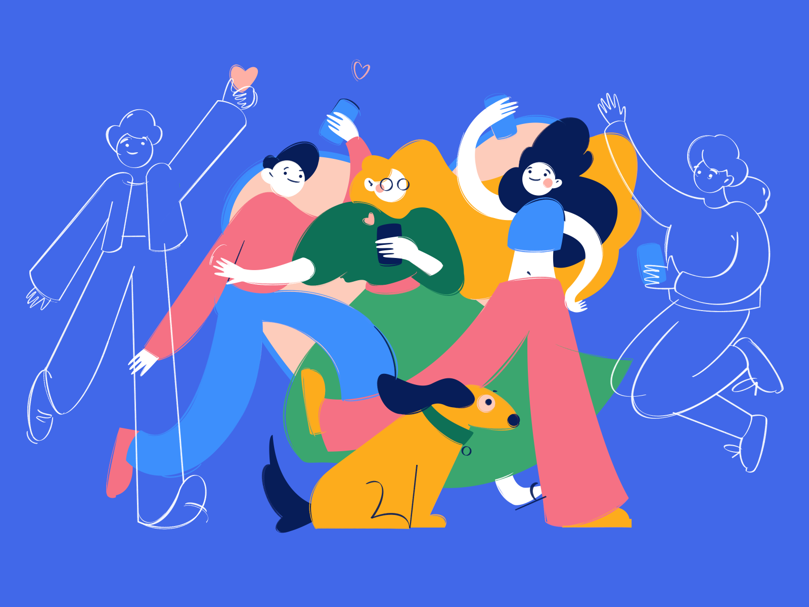 App lovers 💖 by Daria Zariankina on Dribbble