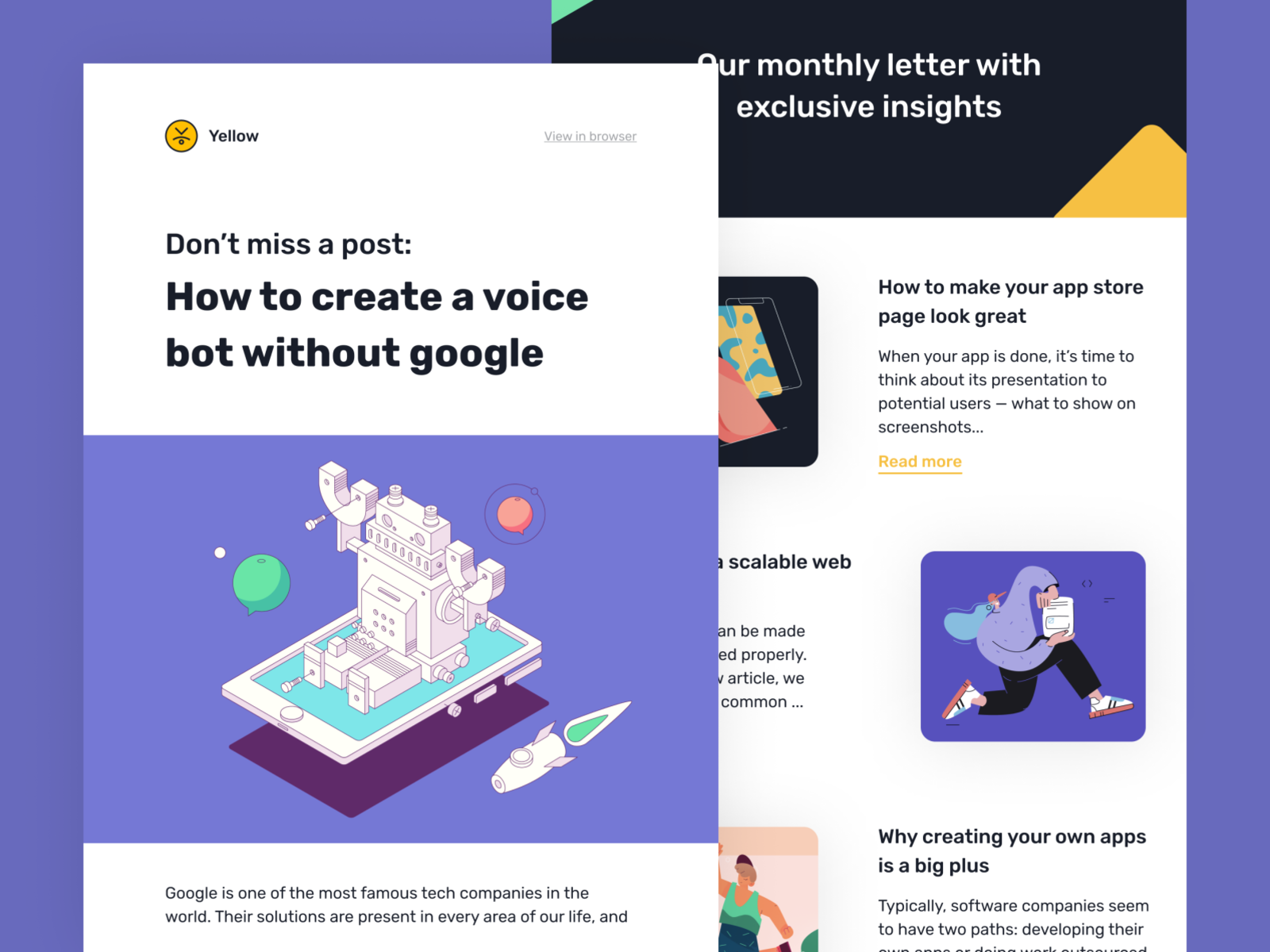 Email Template By Daria Zariankina On Dribbble Email Template By Daria Zariankina On Dribbble