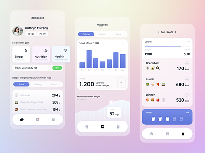 Fitness App - UI Concept