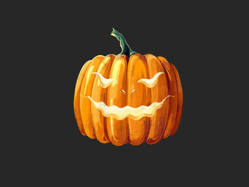 Pumpkin🎃 2d animation art evil gif graphic design halloween horror orange pumpkin repeater run cycle
