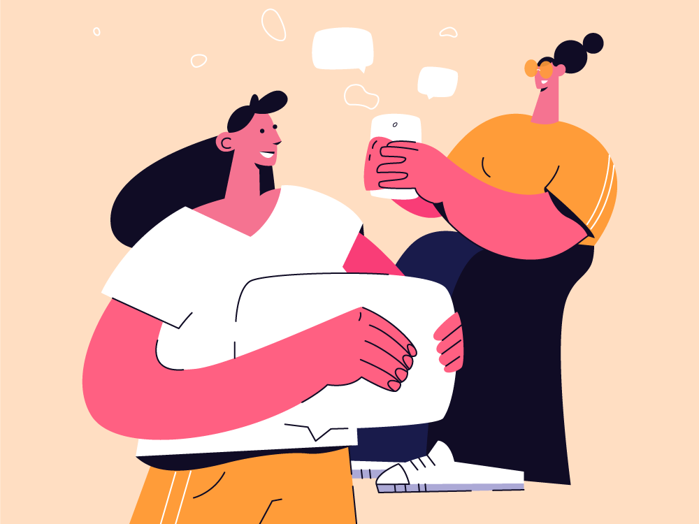 Chat by Daria Zariankina on Dribbble
