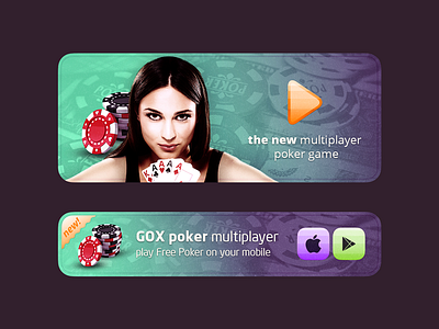 Poker game banners banner poker
