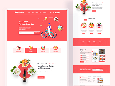 🍝  Foodend- Food delivery website 🍔🍟