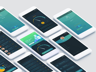 Financial & Firming Mobile App Design activity android android app buying dashboard feedgroup finance app financial app firming global warming green app minimal app minimal design mobile app mobile ui recon recon app tree ui ux
