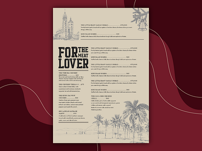 Goan Christmas Menu adobe illustrator adobe photoshop branding christmas design editorial food menu identity design layout menu menu design print restaurant typogaphy