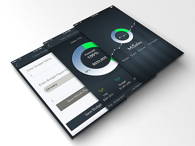 Misales App (Launched) chart design donut chart finance app form graph iphone iphone app launch statistic