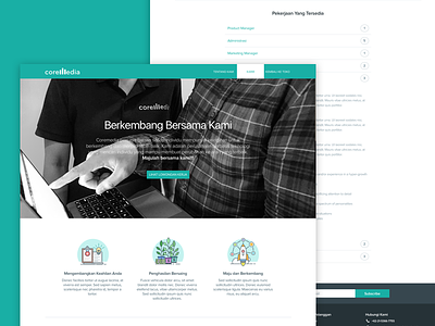Career Page accordion banner career features hero icons landing landing page ui design vacancy