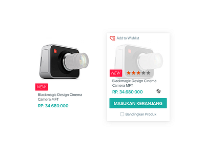 Marketplace Product Card bagde landing product rate shop star store ui design widget wishlist