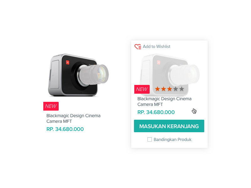 Marketplace Product Card bagde wishlist landing store shop rate star ui design widget product