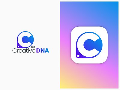 Exploring Logo Design app icon c circle creative gradient icon ios icon logo logo design logotype rounded