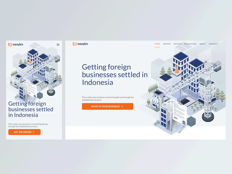 Law Business Landing Page