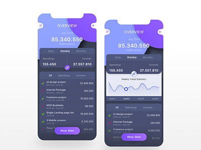 Personal Expense App Concept