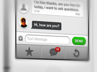 iMsg avatar bubble button chat circle icons message rounded sms tooltip ui user userinterface