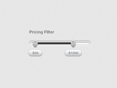 Price Filter dollar element picker price pricing range silder slide slider trigger ui user interface web app web element