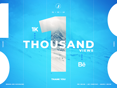 Behance Milestone 1k Views