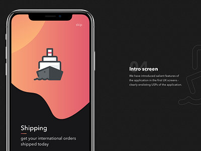 Shipfield Shipping Services UI Design