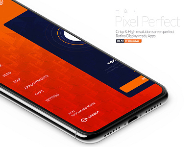 IOS & Android app UX/UI android app ios iphonex latest mobile navigation s8 side menus trend ui ux