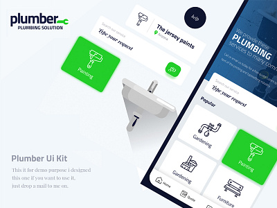 Plumber app ui kit