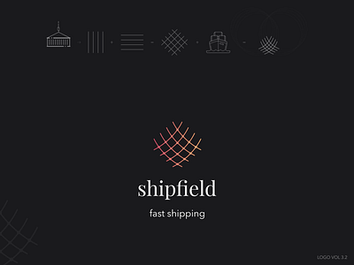 Shipfield logo app branding concept design icon logo typography ui ux web