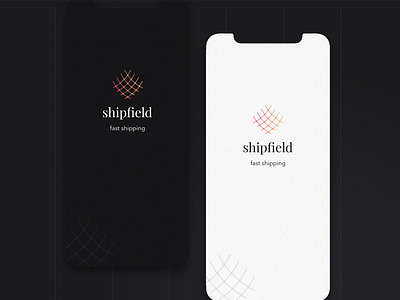 Shipfield app splash color combination.