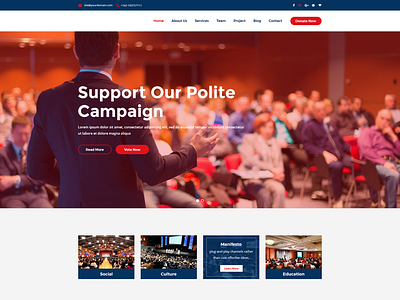 Support Our Polite Campaign -UI Design graphic design ui design web design web development