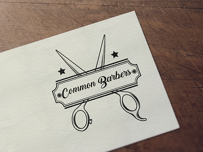 Common Barbers Logo Design design graphic logo