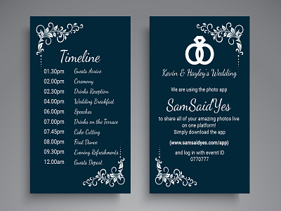 Wedding Invitation Card branding design graphic graphic design illustration logo logo design typography vector