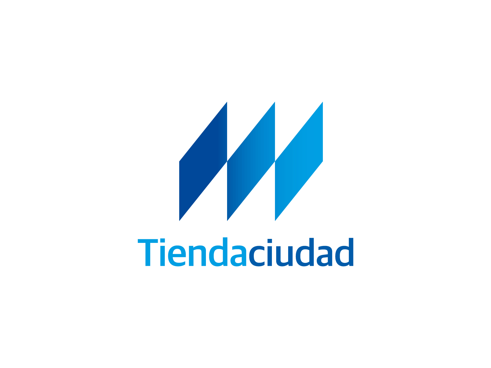 TiendaCiudad brand brand identity branding logo logo designer logotype store triangle