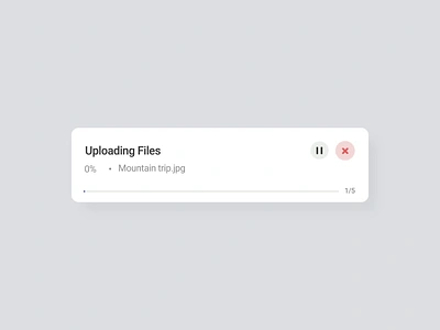 File Uploader animation file modern pause polodashvili simple sleak tato ui uidesign upload uploader uploading ux