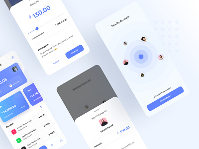 Financial App | Money transfer app branding dribbble dribbble best shot dribble shot finance fintech fintech app minimalist money transfer send money ui ux web