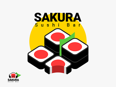Day 18, Thirty Logos. Sakura branding creative design flat icon identity logo logo design minimal sushi thirty logos thirtylogos
