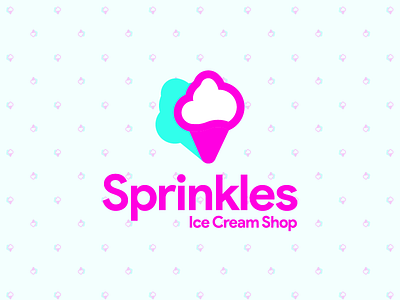Day 21, Thirty Logos. Sprinkles branding design icecream icon identity logo logo design minimal paint thirty logos thirtylogos thirtylogoschallenge