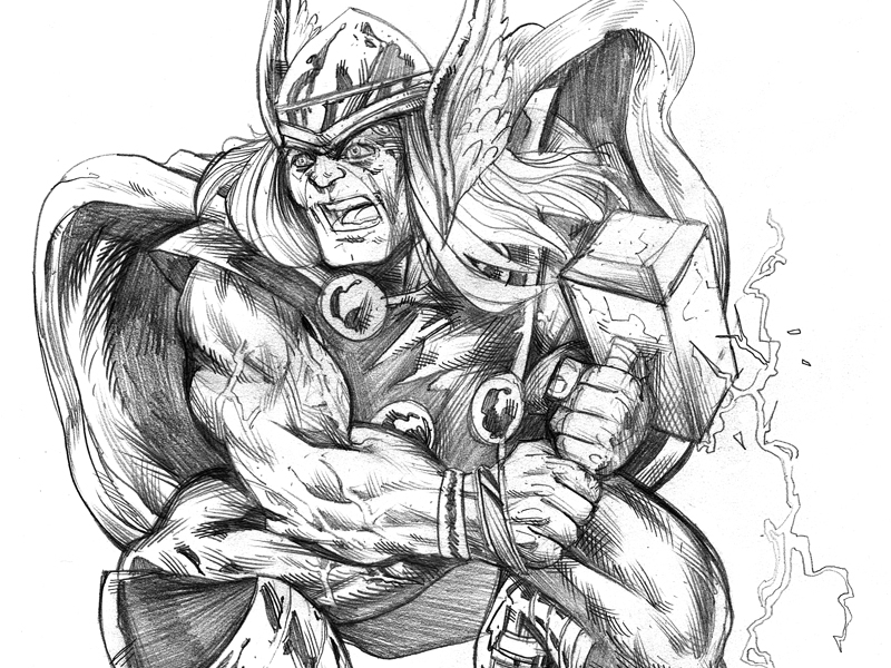 Thors Hammer Drawing  How To Draw Thors Hammer Step By Step