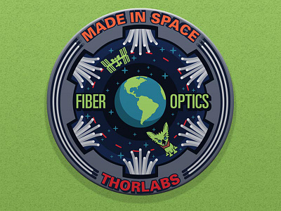 Fiber Optics Patch - Made in Space